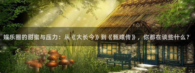新城平台体育游戏：娱乐圈的甜蜜与压力：从《大长今》到《甄嬛传》，你都在谈些什么？