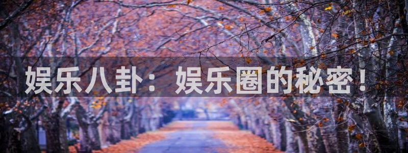 新城平台3官网登录：娱乐八卦：娱乐圈的秘密！