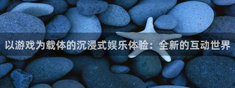 新城平台体育网页版入口：以游戏为载体的沉浸式娱乐体验：全新的互动世界